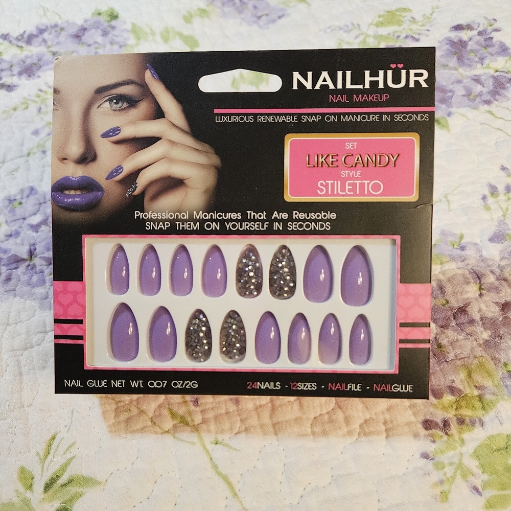 NAILHUR Makeup Reusable Nails Stilleo Style